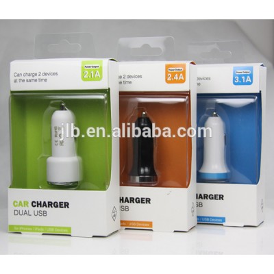 plastic pvc packaging for usb car charger